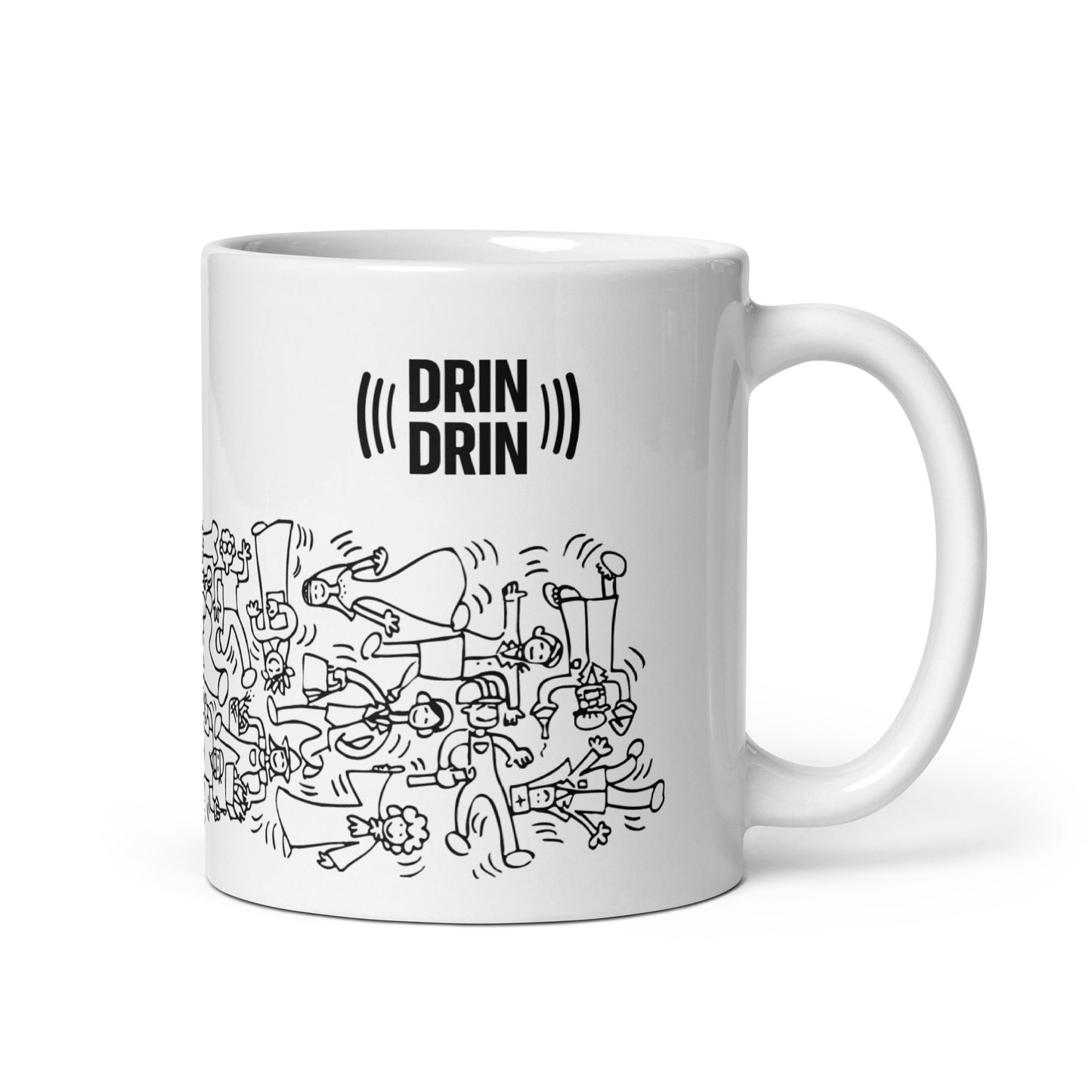 Tazza Bianca Doodle